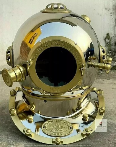 Diving helmet navy mark - 18",